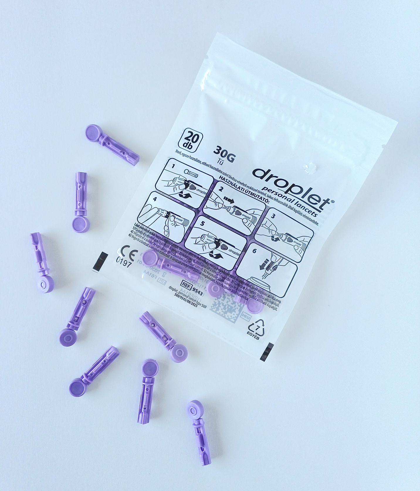 Droplet vérvételi lándzsa