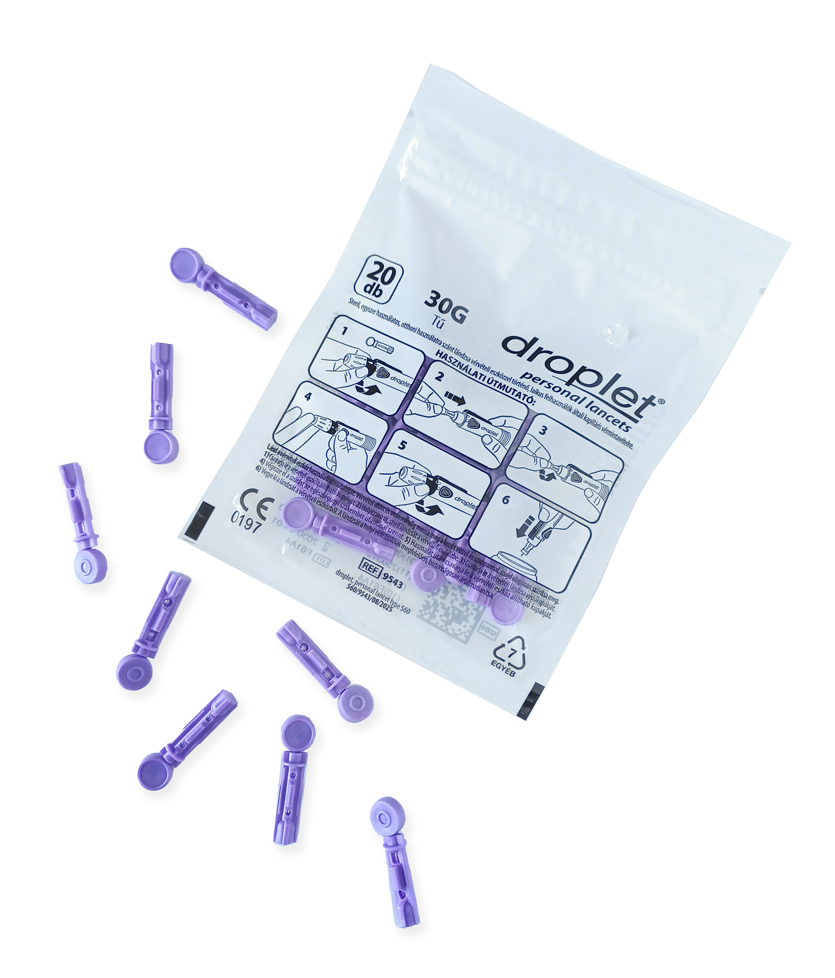 Droplet vérvételi lándzsa